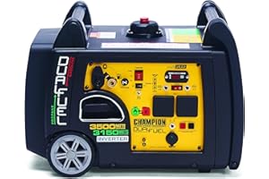 Champion Power Equipment 73001i-DF 3500 Watt LPG Dual Fuel Portable Inverter Generator - 192cc Engine - 6L Petrol or Propane Tank - Electric Start, True Sine Wave, Ultra Quiet
