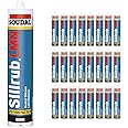 Clear Soudal Silicone Sealant Slirub LMN All Purpose External Low Modulus Neutral Cureal Low Modulus Neutral Cure