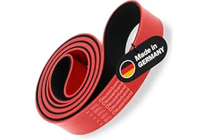 ‎DEUSER Deuserband Original Widerstandsband Gymnastikband aus Naturkautschuk, vegan, rutschfest, In Deutschland gefertigte Fitnessbänder für Krafttraining, Fitness, Yoga