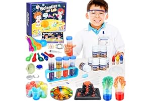 EVACOK Experiments Science Kits for Kids - STEM Activities Educational Scientist Toys Gifts for Boys Girls Chemistry Set,Age 4-6-8-12-14Educational Scientific Toys Gifts for Girls Boys