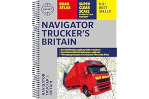 Philip's Navigator Trucker's Britain: Spiral: Spiral (Philip's Road Atlases)