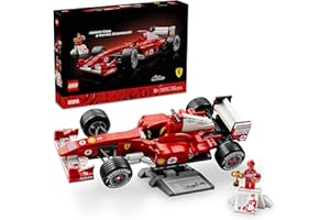 LEGO Icons Ferrari F2004 und Michael Schumacher - F1 Renn...