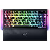 Razer BlackWidow V4 Pro 75% - Wireless hot-swappable gaming keyboard - OLED display (command dial, 4K Hz and Bluetoo