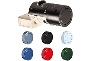 TEILEFUX24 Parksensor in Wagenfarbe passend für VW T5 Hinten und Vorne-Innen 7H0919275B (Black Magic - LC9Z)