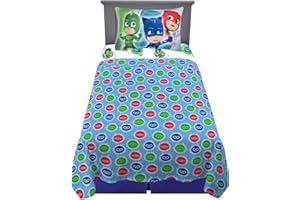 Franco Kids Bedding Super Soft Microfiber Sheet Set, (3 Piece) Twin Size, PJ Masks