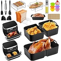 160 stuks Airfryer-bakpapier voor Ninja AF500EU, AF500EUCP, 10,4