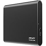 PNY Pro Elite CS2060 - SSD Externe Portable 250 Go en USB 3.1 Gen2 Type-C - 900 Mo/S