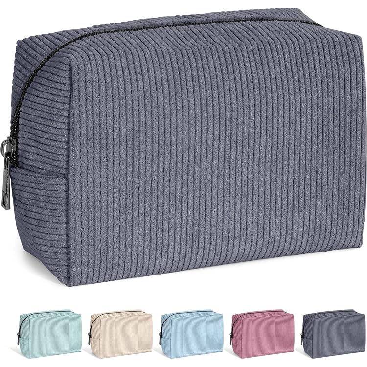 Cord-Make-up-Tasche Mit Reißverschluss – Kosmetiktasche, Weihnachts-Schneemann Design