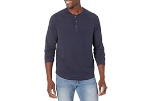 Amazon Essentials Mężczyźni Koszula henley z długim rękawem regular fit (dostępna w wersjach Big i Tall)