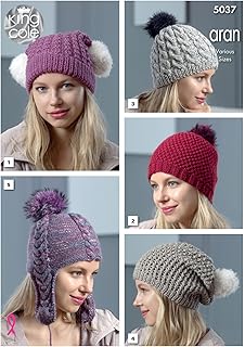 ladies aran hat knitting pattern