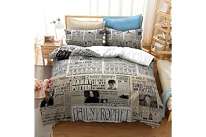 LKFFHAVD - Set di biancheria da letto a tema Harry Potter con stemma di Hogwarts, copripiumino con federe, in 100% microfibra con stampa 3D, adatto per ragazzi e ragazze (220 x 240 cm, motivo n°30)