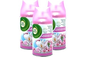 Air Wick Freshmatic Lot de 3 maxi recharges – Magnolia & cerise - 250 ml