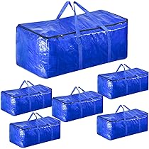 Buste Con Cerniera Per Indumenti - 5 Pezzi, 60x50x25 Cm, Riutilizzabili, Per Traslochi O Cambi Stagione - Foto 4