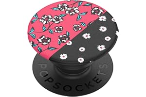 PopSockets PopGrip - Soporte y Agarre para Teléfonos Móviles y Tablets con un PopTop Intercambiable - Ditsy Split