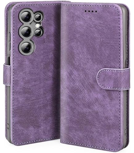 JNERBUYI Custodia Flip per Oukitel C62/Oukitel C62 PRO, Cover in PU Pelle con Portafoglio Magnetico, Custodia a Libro Mmagnetica con Supporto. Viola