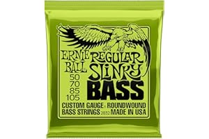 Ernie Ball Regular Slinky Nickel Wound Electric Bass Strings - 50-105 Gauge