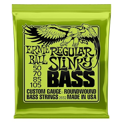 Ernie Ball Regular Slinky Nickel Wound Electric Bass Strings - 50-105 Gauge