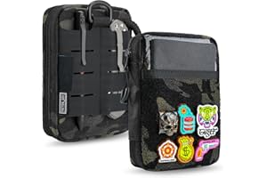 TACTICAL GEEK Block E3.0 Bolsa Molle Bolsa EDC Bolsa táctica compacta Nylon Impermeable 500D Cordura Bolsa EDC Multifuncional Bolsa Molle Ligera organizadora