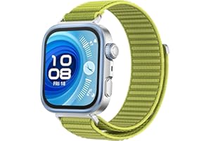 OUTPUTBT Cinturino con Metallo Adapter per Huawei Watch Fit4 Pro/FIT 4/Fit 3 Cinturini Nylon Sport per Huawei Fit3/Fit4 per Uomo Donna Original