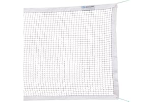 ‎EMEKIAN EMEKIAN Badminton-Netz für Outdoor-Sportarten im Innenbereich, 6,8 x 7,5 m, tragbares klassisches Badminton-Ersatznetz mit Stahlseilen, ohne Stangen
