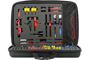 Juego de 92 cables de prueba para diagnóstico de fallas y pruebas electrónicas, para cables de medición Electronicx