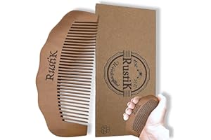 Wooden Labour Comb by RustiK, Natural Pain Relief, Splinter Free Pear Wood, Acupressure, Can be used with Birthing, Labor, Anxiety, adhd, Autism or Pain/Stress Situations. Squeeze/Fidget.