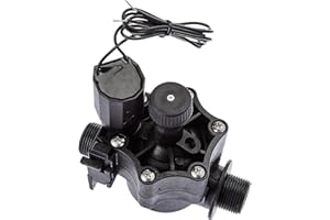 AQUA CONTROL C12033 Électrovanne à Filetage, Mâle 3/4", Noir