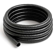 Vaskula Tubo Spirale Per Laghetti 4 M, Diametro 25 Mm, PVC Flessibile Antiraggio UV