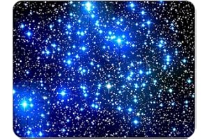 Silent Monsters Mouse Mat Medium 14 x 10 inches / 36 x 25 cm, Space, Lasercut Edges, washable & rollable Mouse Pad, Gaming Home Office Mousemat, Mousepad non-slip & quiet, Desk Mat