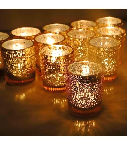 Bougeoirs Hurricane En Verre Nuptio - Lot De 3 - Décoration Mariage, Noël, Salon