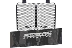 YIEBA Cubierta Protectora de Rejilla del Radiador Adecuada para R 1250 GS Adventure/Exclusive TE/Rallye/Rallye TE/TE/Protectores de Radiador 2019-2021 (Negro)