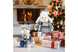 Falafoty 2 Stück Weihnachten Puppe Dekoration Geschenke Weihnachtswichtel Dekorationen Zwerg Plüsch Puppe Santa Dolls Weihnachtszwerge aus Plüsch Für Weihnachtsfeier Kinder Home Decor