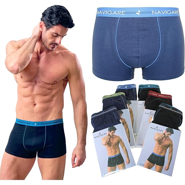 Navigare 6 Slip O Boxer Uomo Underwear Mutanda Intimo Elasticizzato Elastico Esterno Varie Fantasie M Boxer 21086z 110671987