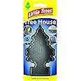 Little Trees Tree House Tree-Shaped Air Freshener Holder, Black, Single Item