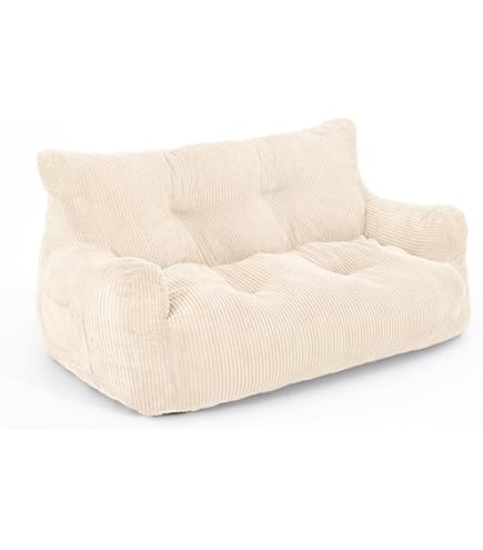 Lounge Pug Josephine Poltrona Sacco Con Braccioli Per Adulti - Viola Pompon, Pouf Moderno Per Soggiorno - 5