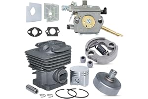 Atunee 38mm Pistón de Cilindro para Stihl FS160 FS180 FS220 FS280 FS290 con Tambor de Embrague de Carburador Pieza de Repuesto 4119 020 1204