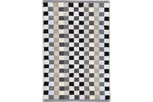 Cawö Home Handtücher Unique Karo 942 anthrazit - 77 Gästetuch 30x50 cm