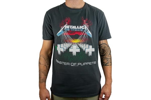 Amplified Master of Puppets T-Shirt Homme (Lot de 1)