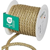 Cordoncino In Seta Halbach Oro - 25m X 4mm | Per Decorazioni E Regali | Fatto In Germania - Foto 4