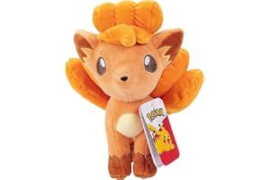 Pokémon Vulpix Plush - 20 cm - autentiska detaljer - leksaker för barn