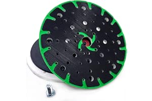 HOBBYPOWER24 1 plateau de ponçage aspirant la poussière 150 mm pour Festool Rotex RO, ETS 150, ETS EC 150, LEX 150, WTS 150/7