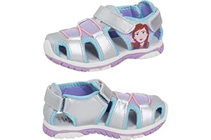 Disney Frozen Sandals for Kids Elsa Anna Girls Closed Toe Sport Sandal Walking Summer Shoe