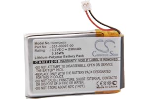 vhbw 1x Akku kompatibel mit Garmin Fenix 5, 6X Pro Solar, 6X Smartwatch Uhr Fitnessarmband (230 mAh, 3,7 V, Li-Polymer)