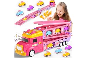 Hot Bee Zabawka dla dzieci od 2, 3, 4, 5 lat, zabawka dla dzieci, ciężarówka, zabawka, transport, tor wyścigowy, zabawka dla małych dzieci, dla dzieci w wieku 3-6 lat, prezent urodzinowy dla