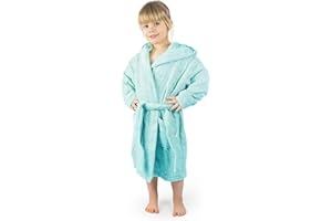 Ehrenkind® Bademantel Kinder mit Kapuze 100% Bio-Baumwolle | Kinderbademantel | Junge Mädchen