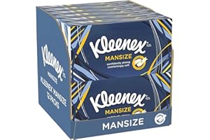Kleenex Mansize Tissues - 12 Box Pack (1080 Tissues Total)