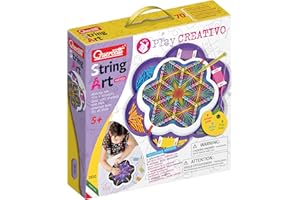 Quercetti - 2850 String Art Mandala; Juego Creativo