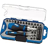 Draper 46479 Ratchet Screwdriver and Bit 42 Piece Set