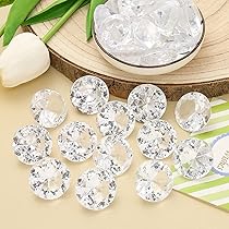 145 Gemme Diamante Decorative Per Matrimoni E Feste | Cristalli Trasparenti Per Centrotavola - Foto 9