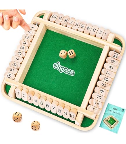 Shut the Box Houten Dobbelspel, 4 spelers online kopen